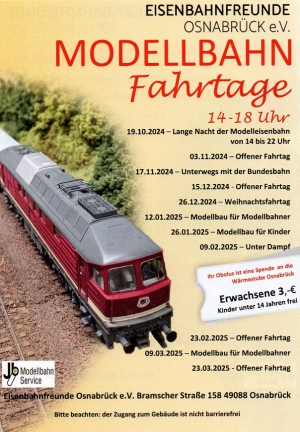 Eisenbahnfeunde Osnabrück Fahrtage