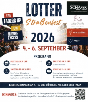 Lotter Straßen Fest 2026 Lotter Straßen Fest 2026